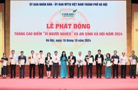 Lễ phát động Tháng cao điểm “Vì người nghèo” và an sinh xã hội Thành phố Hà Nội năm 2024.