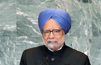 Ông Manmohan Singh, lúc đương nhiệm Thủ tướng Ấn Độ, phát biểu tại phiên họp của Đại hội đồng Liên hợp quốc ở New York (Mỹ). (Ảnh: ANI/TTXVN)
