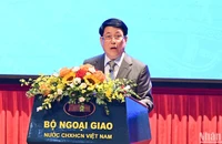 Chủ tịch nước Lương Cường phát biểu chỉ đạo tại hội thảo. (Ảnh: Thủy Nguyên)
