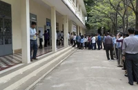 Cuộc bầu cử Hội đồng Thủ đô, tỉnh, thành phố, quận, huyện khóa IV tại Campuchia bắt đầu từ 7 giờ sáng và kết thúc lúc 3 giờ chiều ngày 26/5.