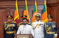 Ông Anura Kumara Dissanayake phát biểu tại một cuộc họp sau khi tuyên thệ nhậm chức, ngày 23/9/2024. (Ảnh: Reuters)