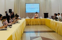 Quang cảnh hội thảo chia sẻ thông tin về hoạt động phòng, chống tác hại của thuốc lá.