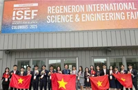 Đoàn học sinh Việt Nam tại Hội thi Khoa học kỹ thuật quốc tế Regeneron ISEF 2025.