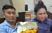 Hai đối tượng bị bắt giam. (Ảnh do Công an tỉnh cung cấp)
