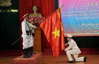 Lễ công bố các Quyết định của Bộ trưởng Công an về công tác cán bộ tại Bắc Giang.