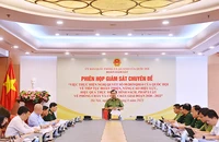 Chủ nhiệm Ủy ban Quốc phòng và An ninh Lê Tấn Tới phát biểu khai mạc.