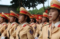 Gần 3.000 chiến sĩ Công an hợp luyện diễu binh chào mừng đại lễ 30/4. (Ảnh minh họa)