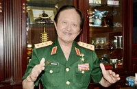 Thượng tướng, Viện sĩ, Anh hùng Lực lượng vũ trang nhân dân Nguyễn Huy Hiệu, nguyên Ủy viên Trung ương Đảng, nguyên Thứ trưởng Bộ Quốc phòng. (Ảnh do Thượng tướng Nguyễn Huy Hiệu cung cấp)