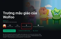 Một ứng dụng game Việt đạt chứng nhận Teacher Approved (Giáo viên phê duyệt), được các chuyên gia giáo dục và truyền thông đề xuất trên Google Play. (Ảnh chụp màn hình)