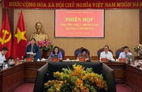Các đại biểu thảo luận các nội dung tại phiên họp mở rộng. (Ảnh: TUẤN SƠN)