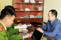Cơ quan chức năng xét hỏi bị can.