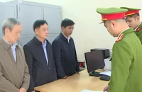 Cơ quan Công an thi hành quyết định khởi tố, Lệnh bắt tạm giam 3 bị can.