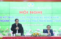 Thủ tướng Phạm Minh Chính dự Hội nghị tổng kết ngành Nông nghiệp và Phát triển nông thôn. (Ảnh: TRẦN HẢI)