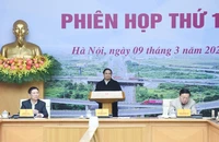Thủ tướng Phạm Minh Chính chủ trì Phiên họp thứ 16 của Ban Chỉ đạo. (Ảnh: TRẦN HẢI)