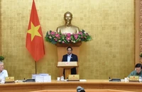 Thủ tướng Phạm Minh Chính chủ trì phiên họp. (Ảnh: TRẦN HẢI)