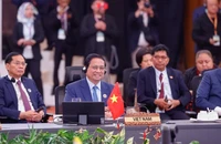 Thủ tướng Phạm Minh Chính phát biểu ý kiến tại Hội nghị Cấp cao ASEAN-Hội đồng Hợp tác vùng Vịnh (GCC) lần thứ hai. (Ảnh: Nhật Bắc/VGP)