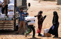 Hàng triệu người dân Syria sống dựa vào viện trợ nhân đạo. (Ảnh REUTERS)