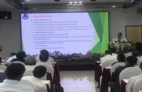 Quang cảnh buổi tọa đàm giải pháp nâng cao hiệu quả nuôi trồng thủy sản vùng đồng bằng sông Hồng.
