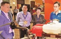 Doanh nghiệp trong Khu Công nghệ cao thành phố trưng bày sản phẩm tại Diễn đàn Xúc tiến thương mại và đầu tư Thành phố Hồ Chí Minh.