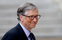 Bill Gates tại Cung điện Elysee ở Paris, Pháp, ngày 16/4/2018. Ảnh: Reuters.