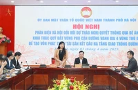 Chủ tịch Ủy ban Mặt trận Tổ quốc Việt Nam thành phố Hà Nội đề nghị công tác tổ chức thực hiện Đề án cần bảo đảm công khai, minh bạch.
