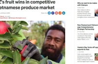 Bài viết nhận định về Việt Nam đăng trên trang tin rnz.co.nz của New Zealand. (Ảnh chụp màn hình)