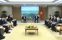 Quang cảnh buổi tiếp.
