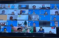 Hội nghị được tổ chức trực tiếp kết hợp trực tuyến kết nối với hệ thống Thương vụ Việt Nam ở nước ngoài.