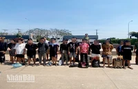 Công dân Việt Nam được phía Campuchia trao trả.