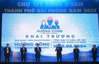 Khai trương App "Hướng Công - Công đoàn Hải Phòng" của Liên đoàn Lao động thành phố Hải Phòng.