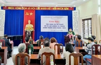 Quang cảnh khai mạc trại sáng tác.