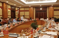 Quang cảnh hội nghị giao ban.