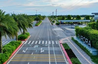 Khu công nghiệp Dệt may Rạng Đông (huyện Nghĩa Hưng, Nam Định) được đầu tư xây dựng hiện đại, xanh-sạch-đẹp.