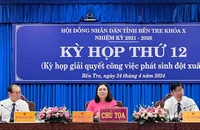 Hội đồng nhân dân tỉnh thông qua 12 Nghị quyết quan trọng phát triển kinh tế-xã hội.