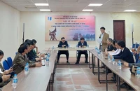 Quang cảnh Lễ khai mạc Trại sáng tác ca khúc chào mừng kỷ niệm 70 năm Chiến thắng Điện Biên Phủ tại Quảng Ninh.