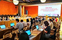 Quang cảnh buổi họp báo.