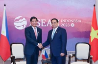 Thủ tướng Phạm Minh Chính và Tổng thống Philippines Ferdinand Romualdez Marcos Jr. (Ảnh: Nhật Bắc)