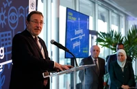 Tổng Giám đốc UNDP Achim Steiner phát biểu tại Lễ công bố Báo cáo Phát triển Con người năm 2023-2024. (Nguồn: UNDP/TTXVN)