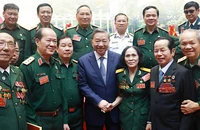 Tổng Bí thư Tô Lâm và các đại biểu. (Ảnh: TTXVN)