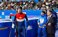 Trượt băng Việt Nam xác định mục tiêu trên hết là học hỏi, tích lũy chuyên môn. (Ảnh: Vinh Ngô)