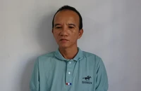 Đối tượng Hồ Văn Long tại cơ quan công an.
