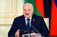 Tổng thống Belarus Alexander Lukashenko tại cuộc họp ở Saint Petersburg, Nga ngày 29/1/2024. (Ảnh: AFP/TTXVN)