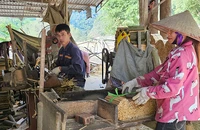 Chế biến luồng tạo việc làm, thu nhập cho người dân ở vùng thượng du Thanh Hóa.
