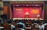 Quang cảnh hội nghị.