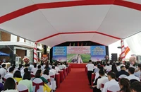 Quang cảnh buổi lễ.