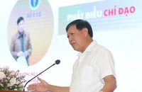 Thứ trưởng Y tế Đỗ Xuân Tuyên phát biểu tại hội thảo.