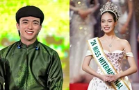 Ca sĩ Soobin Hoàng Sơn và Hoa hậu Huỳnh Thị Thanh Thủy.
