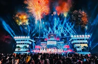 Đêm hội Lễ hội Hoa phượng đỏ Hải Phòng năm 2023.