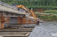 Cắt để hạ thấp độ cao 2/5 ngưỡng tràn xả lũ Hồ chứa nước Đắk N’Ting, nhằm giảm mực nước đang tích trong hồ. Đây là một phương án ứng phó khẩn cấp để đảm bảo đảm an toàn trước nguy cơ cao vỡ thân đập.
