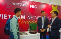 Khu kết nối riêng của Việt Nam tại triển lãm. (Ảnh: NIC)